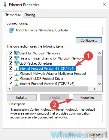 właściwości ipv4 cyberghost nie działa