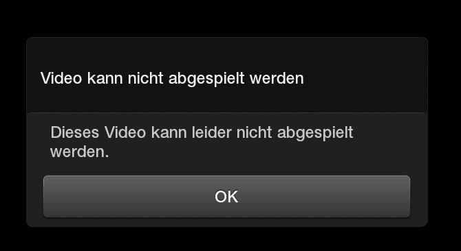kindle nie może odtwarzać wideo