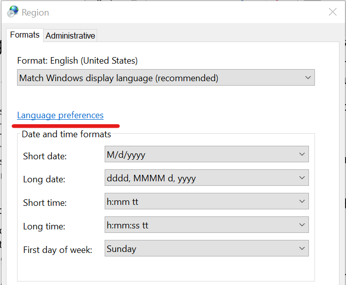 Preferencje językowe - Dodaj język