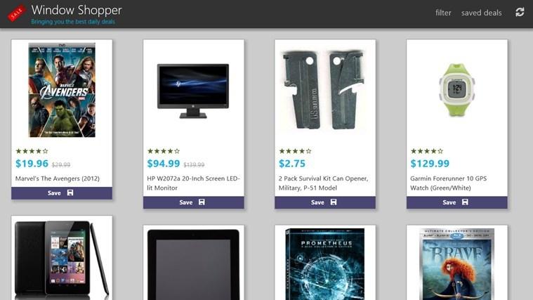 Window Shopper Windows 8