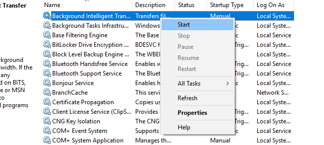 Wystąpił problem z uruchomieniem tego narzędzia