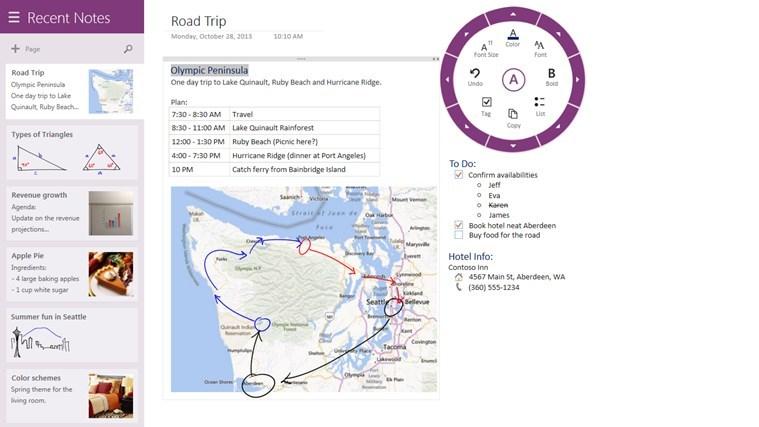 onenote wind8apps