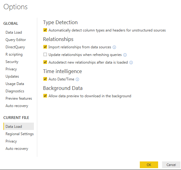 Błąd Power BI, wersja podstawowa nie może być ujemna