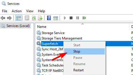 Usługa Host System lokalny zajmuje zasoby