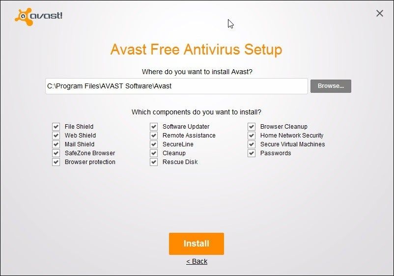 odinstaluj przeglądarkę avast safezone