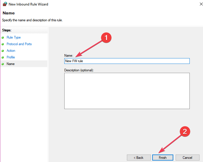 nazwa reguły zapory systemu Windows