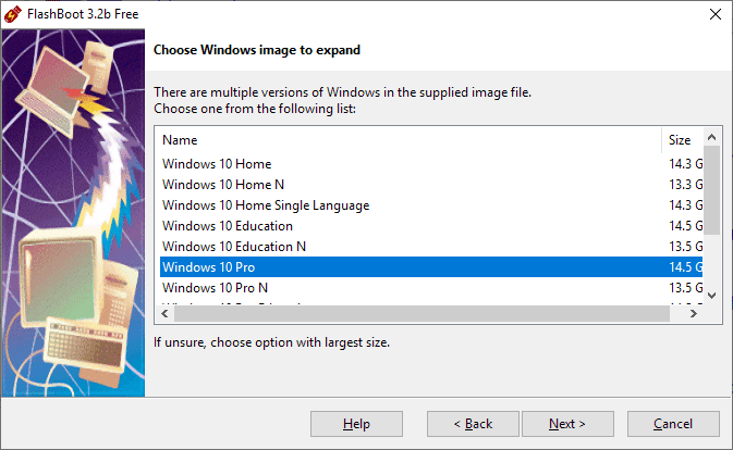 wybierz edycję systemu Windows