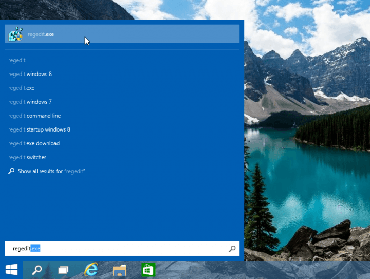 edytor rejestru systemu Windows 10 wind8apps