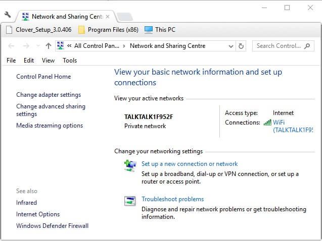 błąd sieci i centrum udostępniania TAP-Windows Adapter V9