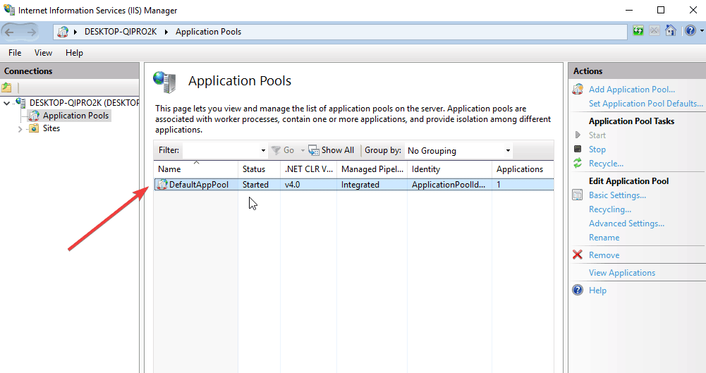 Błąd HTTP 503. usługa jest niedostępna