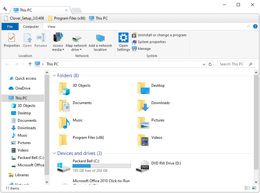 File Explorer niebo nie działa Windows 10