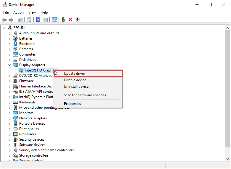 zaktualizuj zdjęcia sterowników GPU zniekształcone na monitorze panoramicznym