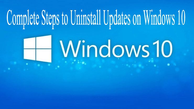 Wykonaj kroki, aby odinstalować aktualizacje w systemie Windows 10