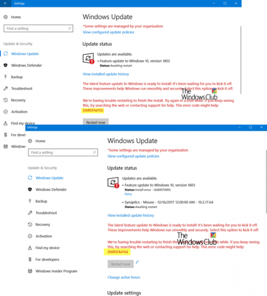 problem z restartowaniem 0x8024a11a-0x8024a112-542x600