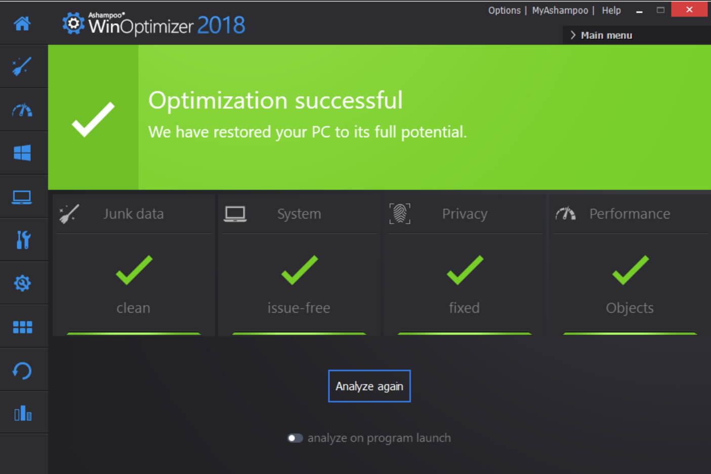 ashampoo-winoptimizer - konserwacja komputera