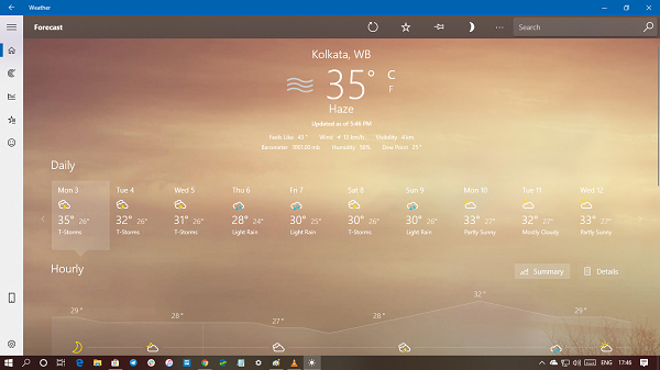 Jak odinstalować aplikację Weather w systemie Windows 10