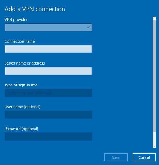 VPN VPN dostawcy VPN na laptopa Windows 10