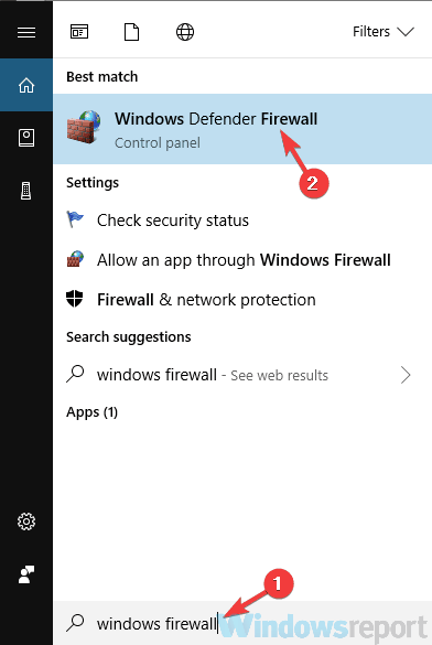 wyszukiwanie firewall vpn błąd 807