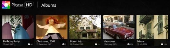 aplikacja Windows 8 Picasa