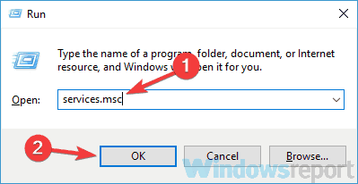 services.msc błąd systemu Windows 10 0x800706ba