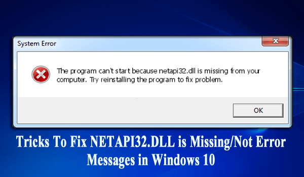 Login error message. Net dll. Netapi32.dll.