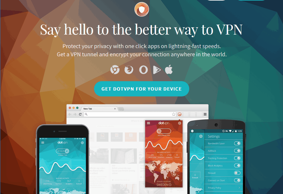 dotVPN VPN dla chrome