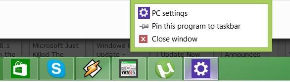 zamknij aplikacje, zminimalizuj Windows 8