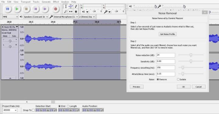 oprogramowanie do nagrywania dźwięku - audacity