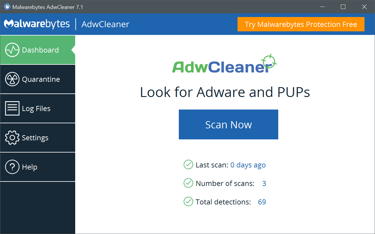 MalwarebytesAdwCleaner