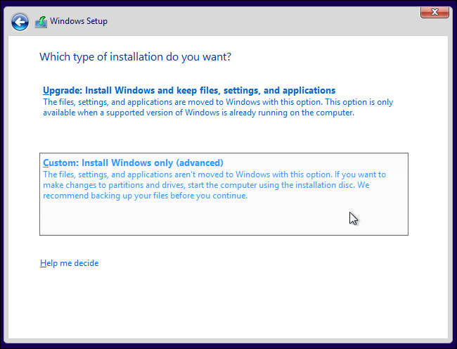 zainstaluj Windows 10