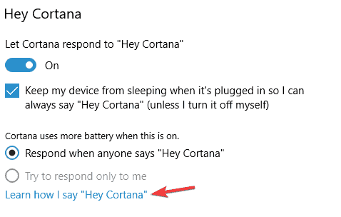 Hej, Cortana się nie włącza