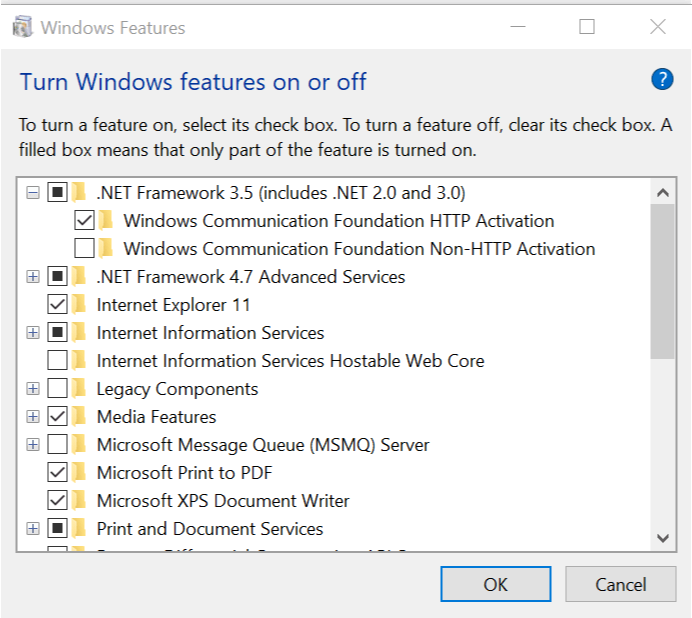 Usługa Windows hostująca usługę WCF nie uruchamia się