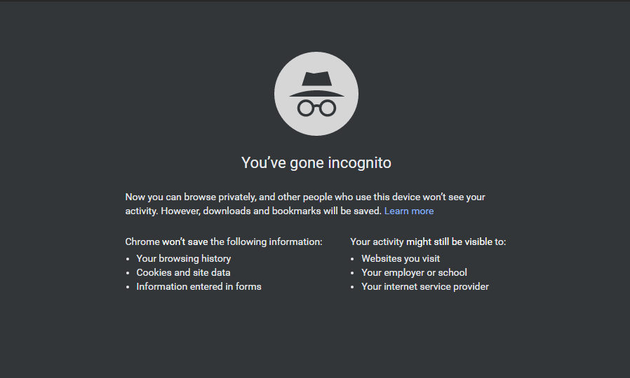 tryb incognito Witryna Netflix Dvds jest chwilowo niedostępna