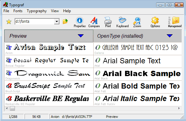 Typograph - darmowe czcionki systemu Windows 10