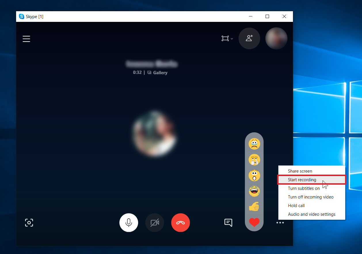 nagrywać rozmowy na skype