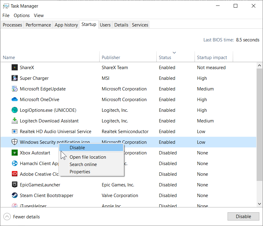 trwale wyłącz Windows Defender Windows 10