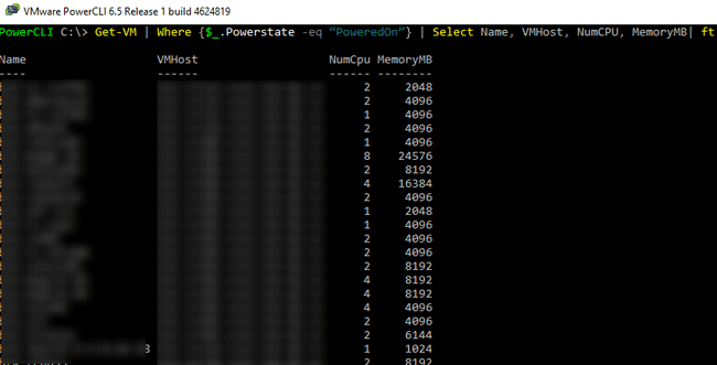 narzędzie vmware powercli