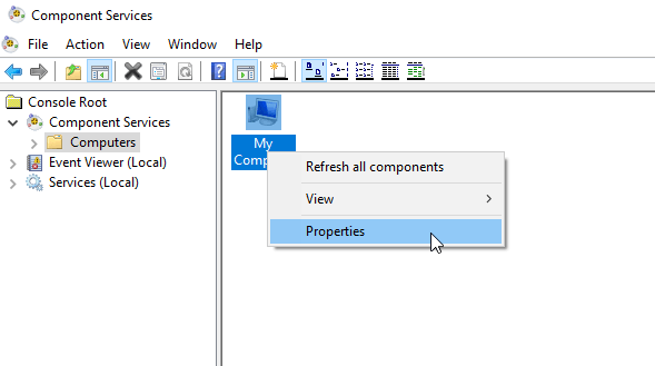 właściwości usług składowych wyliczających sesje użytkownika w celu wygenerowania pul filtrów nie powiodły się Windows 10
