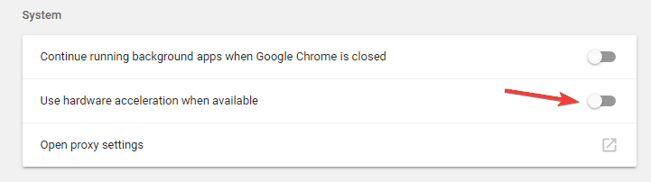 Ekran Google Chrome stał się czarny