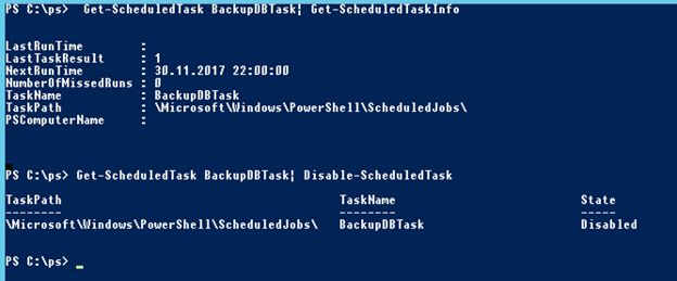 PowerShell zaplanowanego zadania