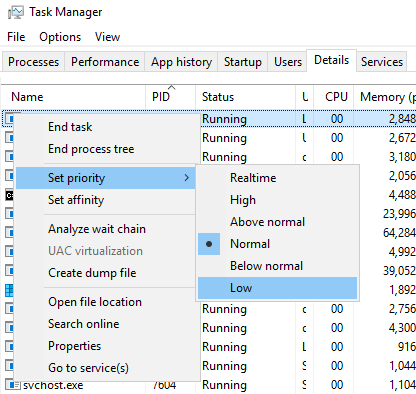 priorytet pracownika instalatora modułów systemu Windows