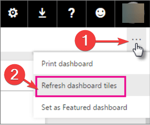 Odświeżanie kafelka power bi