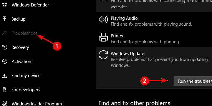 błąd asystenta aktualizacji systemu Windows 10