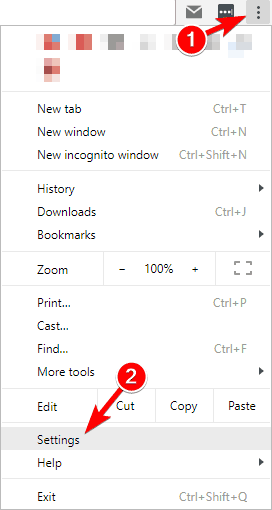 Zresetuj przeglądarkę Google Chrome