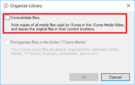 iTunes Nieznany błąd 54 Windows 10