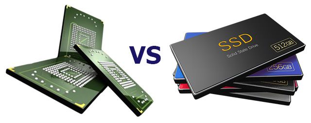 eMMC vs SSD