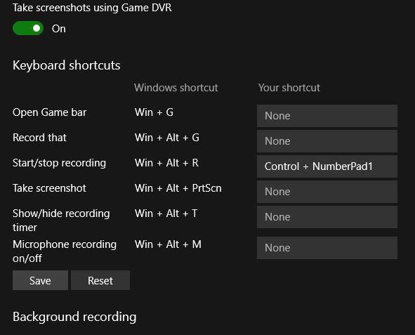 Rejestrator Windows 10 tak mówi's nothing to record