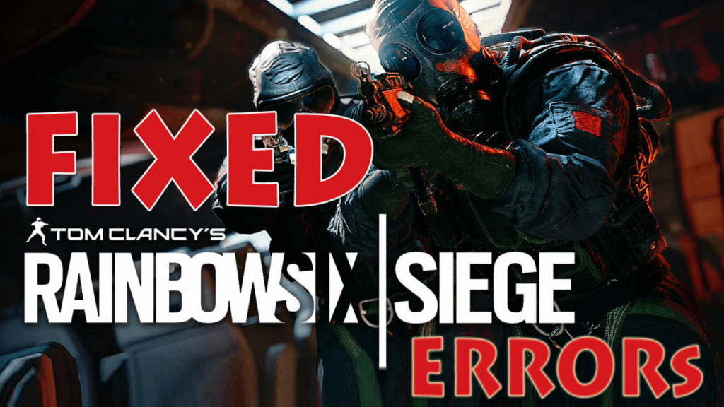 napraw błędy Rainbow Six: Siege