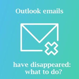 wiadomości e-mail programu Outlook zniknęły obraz