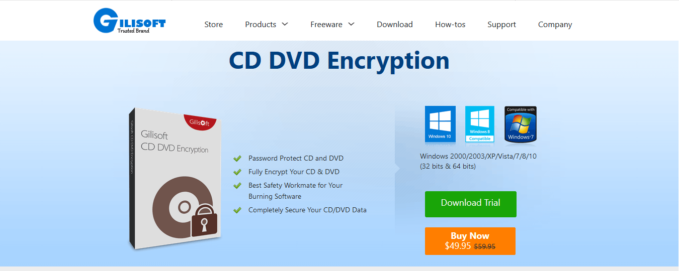 oprogramowanie szyfrujące cd / dvd